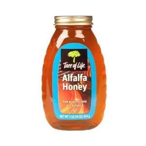 Tree Of Life Honey Alfalfa Raw, 16 Ounce Grocery & Gourmet Food
