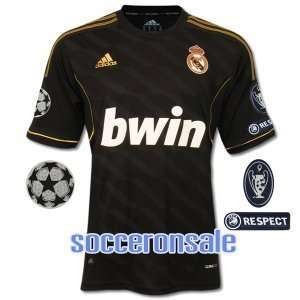New Soccer Jersey Real Madrid Away Ucl Patches Football Shirt 2011 12 