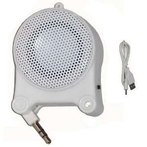  Portable Rechargeable White Mini Speakers with Built in Li 