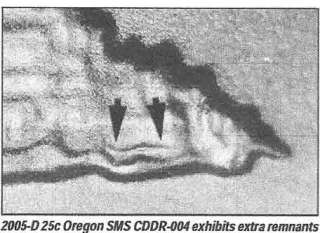 2005 D Oregon State Quarter Doubled Die 4 CDDR 004 Error  