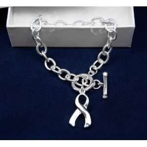   Silver Bracelet with Ribbon Charm (18 Bracelets) 