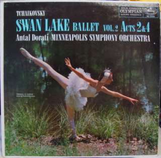 ANTAL DORATI tchaikovsky swan lake vol 2 LP VG+ MG 50069 Mercury Mono 