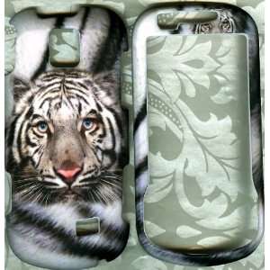  White Tiger Samsung Intercept M910 sprint phone cover case 