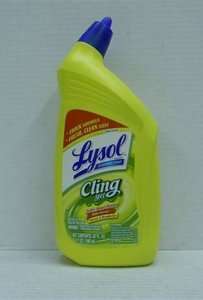 LYSOL CLING GEL TOILET BOWL CLEANER CITRUS 32 OZ  