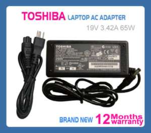 Laptop AC Adapter Charger Toshiba PA3715U 1ACA OEM 65w  