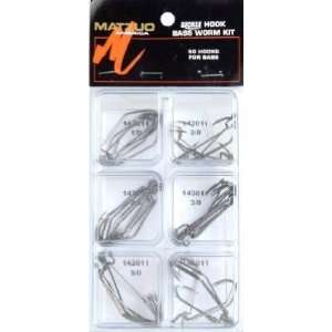 Matzuo Sickle Bass/Worm Sickle Hook Kit (Assorted, Assorted)  