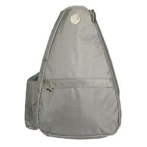Jet Pac Solid Silver Sling Tennis Bag 271 75 11:  Sports 