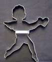 FOOSE ~ 8 CUPID ~ tin cookie cutter ~ MADE IN USA
