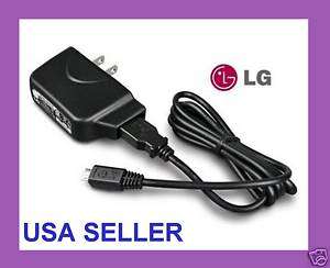 OEM LG Micro USB Data Cable + Travel Charger Adapter  