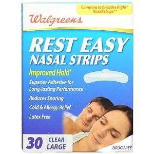   Rest Easy Nasal Strips, Large, 30 ea Health 