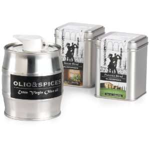 Olio & Spices Chefs Basics Kit Extra Virgin Organic Olive Oil 