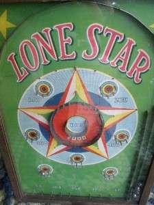   Deco Era Texas Lone Star Wall Mount or Table Top Pinball Game  