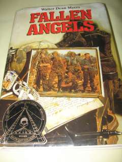 Fallen Angels by Walter Dean Myers, Vietnam War Hardcover 