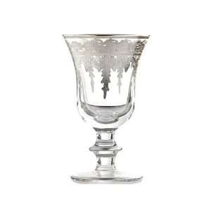  Arte Italica Vetro Silver Water Wine Glass: Home & Kitchen
