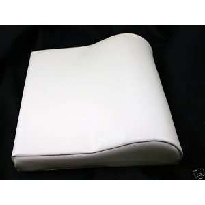    Deluxe White Contour Vinyl Tanning Bed Pillow 