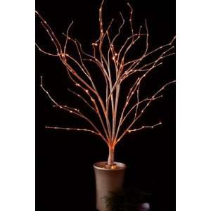  Gold Fiber Optic Decorative Twig Tree 36 Inches