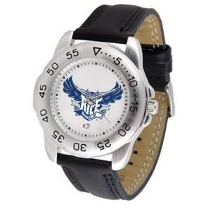 Rice Owls NCAA Sport Mens Watch (Leather Band)  Sports 