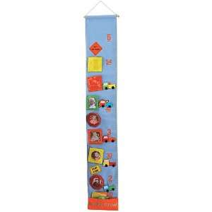  See Me Grow Fabric Growth Chart BLUE Baby