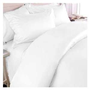   Egyptian Cotton QUEEN SOLID WHITE Duvet Cover Set