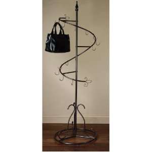   Display Tree Stand / Coat Rack, Brown Painted Finish